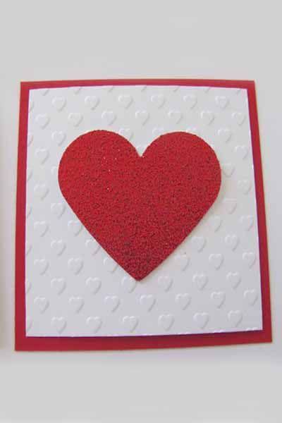 Mini Valentines Day Heart Cards