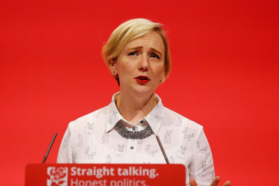 Stella Creasy says she is being targetted as punishment for her views on abortion rights (PA)