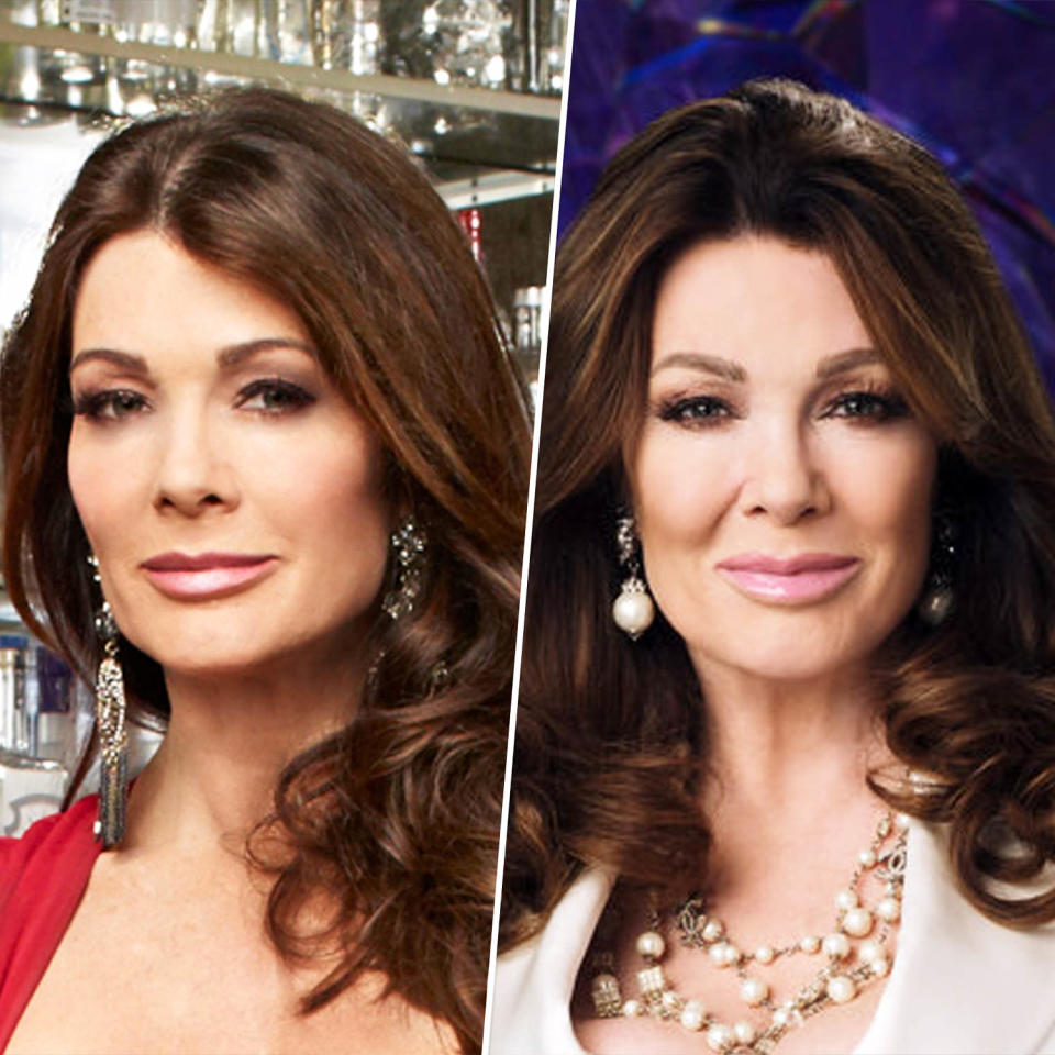 Lisa Vanderpump then and now (Getty Images / Bravo)