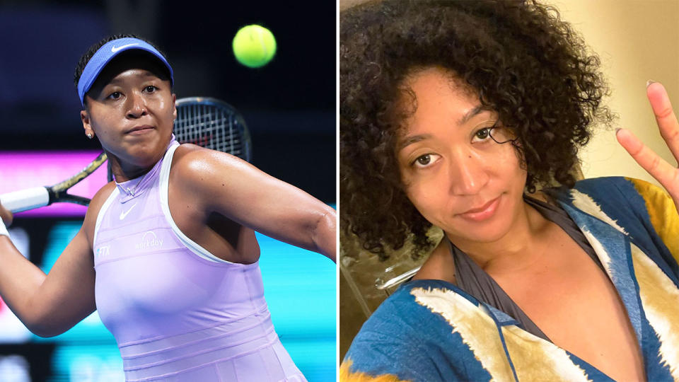Naomi Osaka has revealed on social media that she is pregnant with her first child. Pic: Getty/Instagram