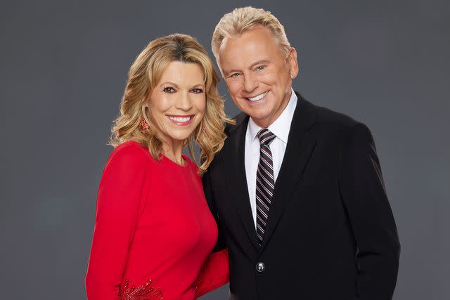 <p>Ricky Middlesworth/ABC via Getty </p> Longtime 'Wheel of Fortune' co-hosts Vanna White and Pat Sajak