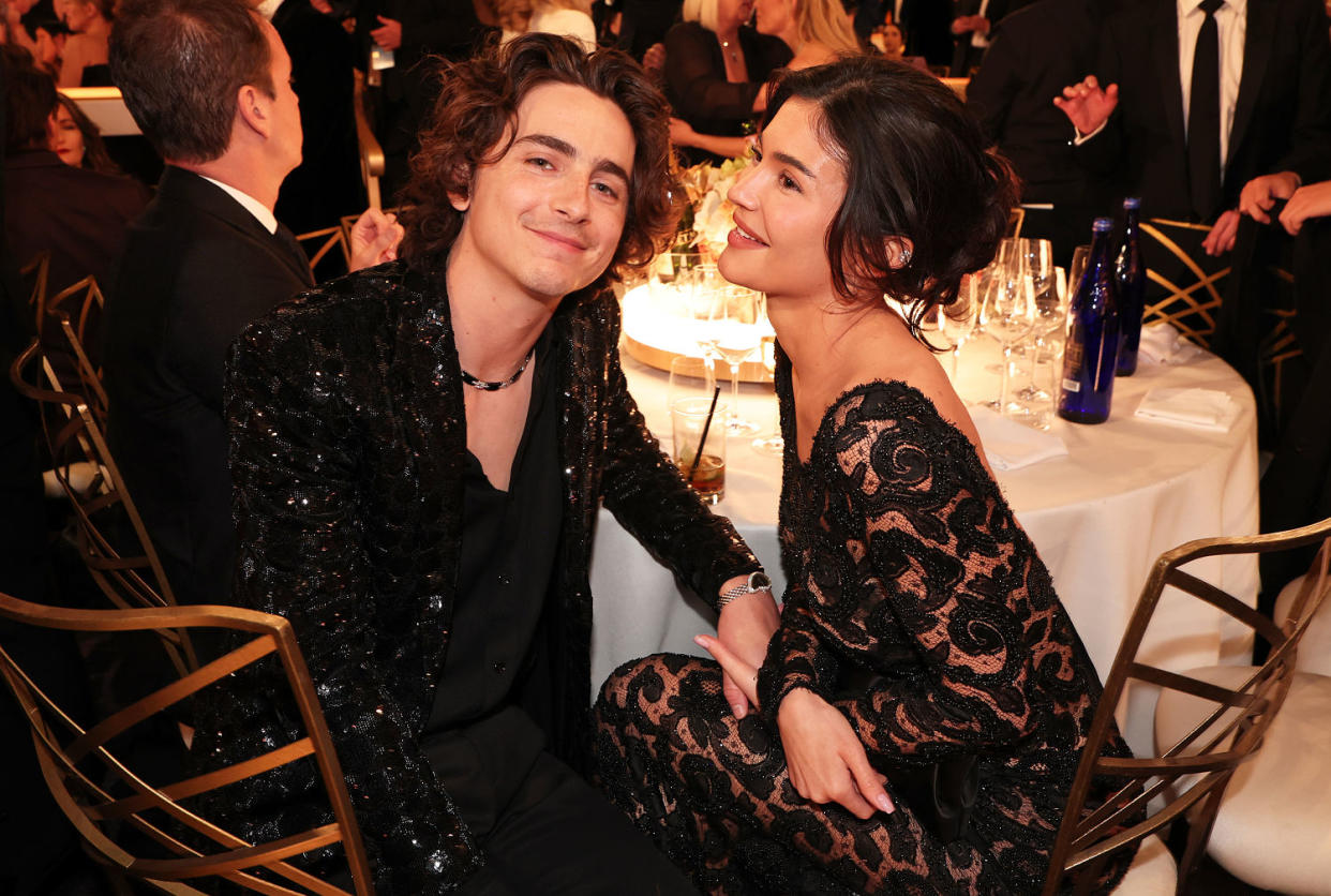 Timothée Chalamet and Kylie Jenner  (Christopher Polk / Getty Images)