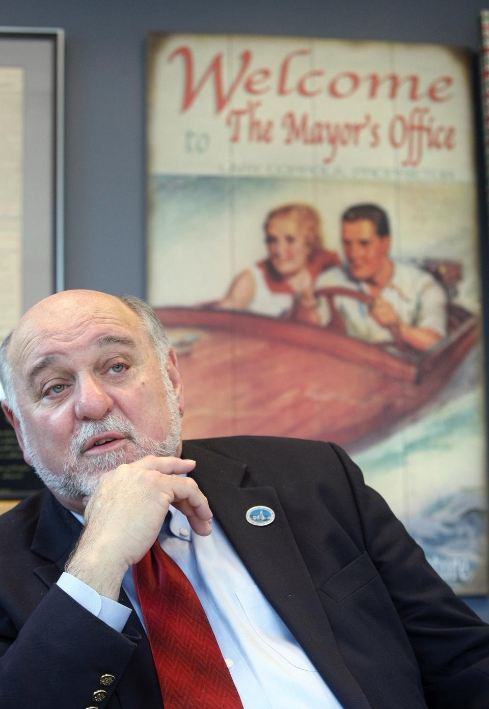 Former Port Orchard Mayor Lary Coppola reflects on his tenure leading the city from his City Hall office in 2011.