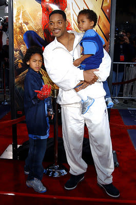 The Fresh Princes, Will Smith and his progeny at the LA premiere of Columbia Pictures' Spider-Man