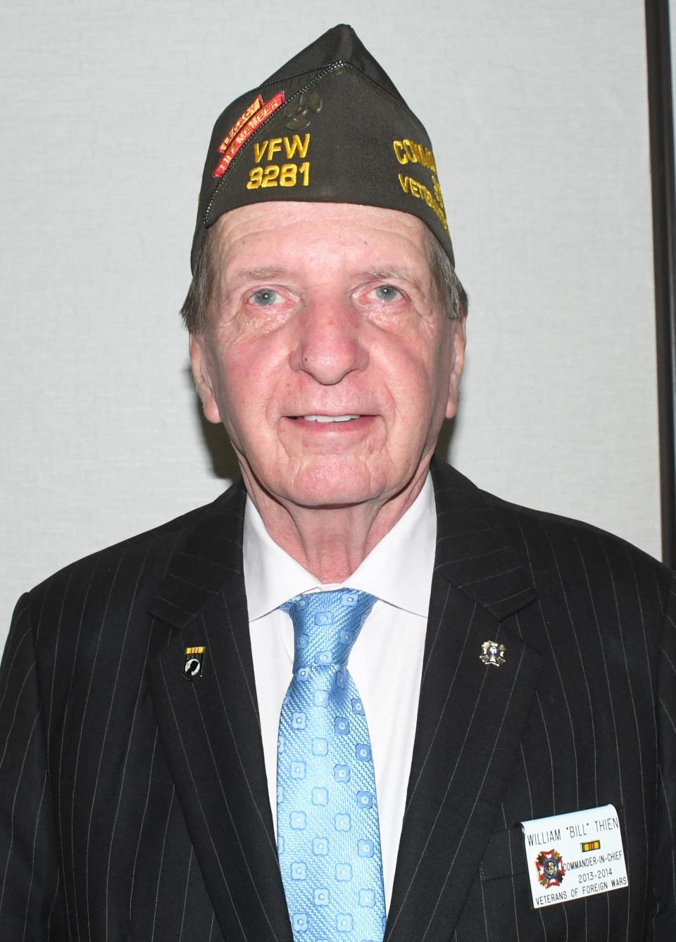 VFW National Representative and past National Commander-In-Chief William Thien spoke on topics facing veterans such as service-related health issues, suicide, concerns about higher education costs and lawyers looking to take advantage of veterans.