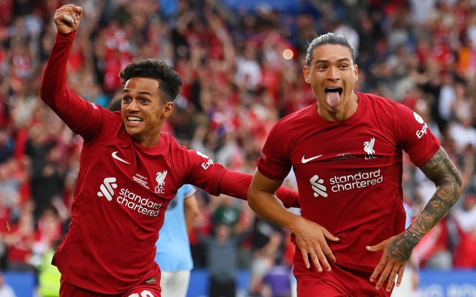 Fabio Carvalho (left) and Darwin Núñez - Sam Wallace's Premier League predictions - GETTY IMAGES