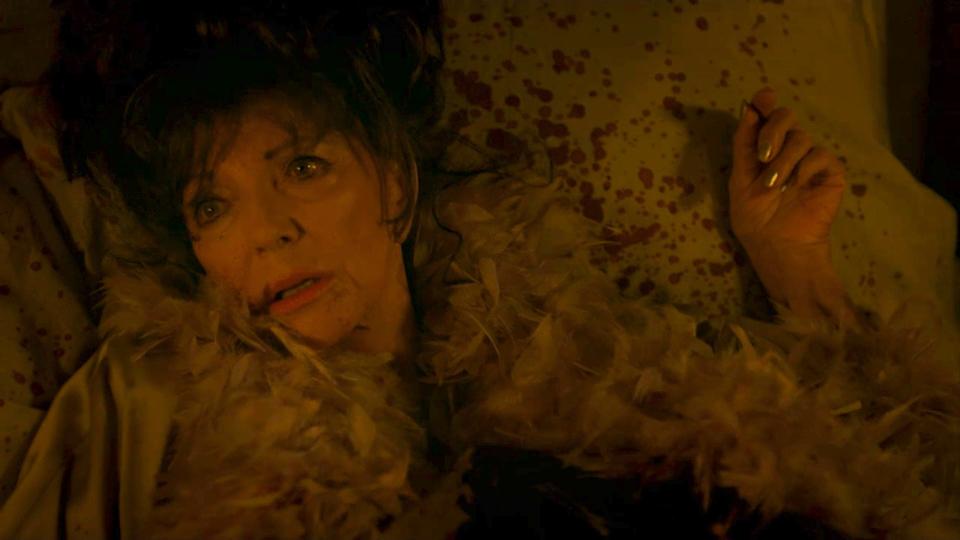 Joan Collins as Evie on season eight of "American Horror Story."