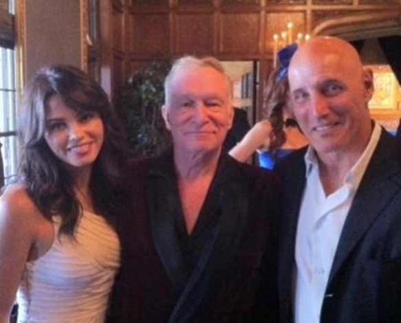Jenna Dewan Tatum posted this throwback with her dad and Hugh Hefner. Copyright: [Instagram]