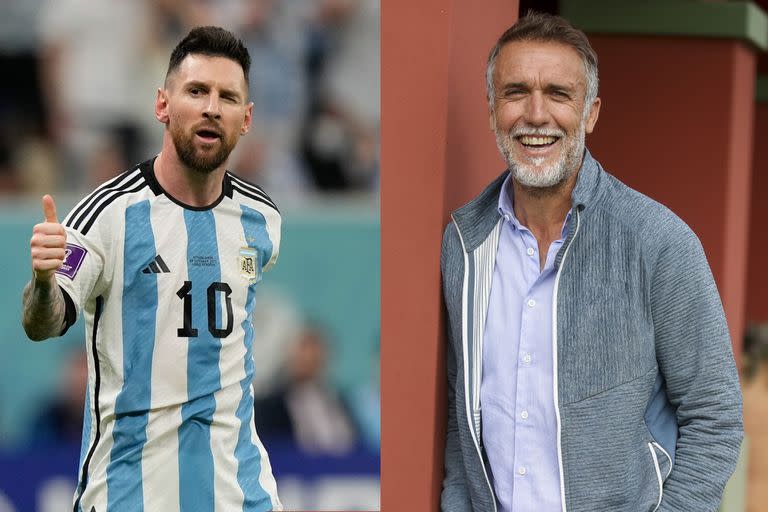 El cariñoso ida y vuelta entre Lionel Messi y Gabriel Batistuta