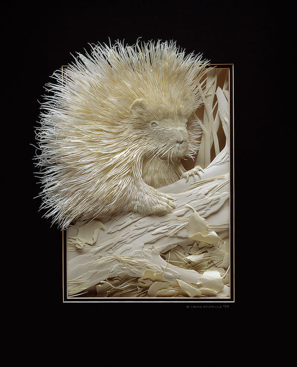 13. Calvin Nicholls’s wild paper sculptures