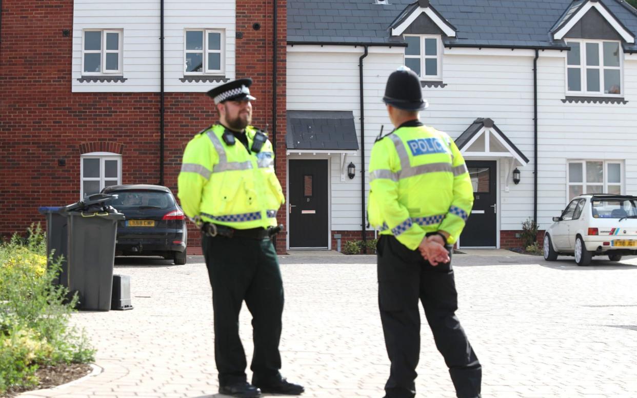 Police have been searching Charlie Rowley's house in Amesbury, Wiltshire - PA