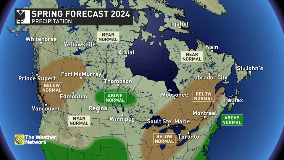 2024 Spring Forecast: National precipitation outlook