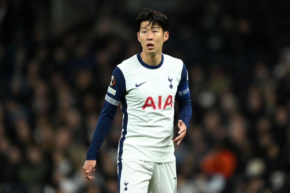 Tottenham captain Son Heung-min has missed their last two games  (Getty Images)