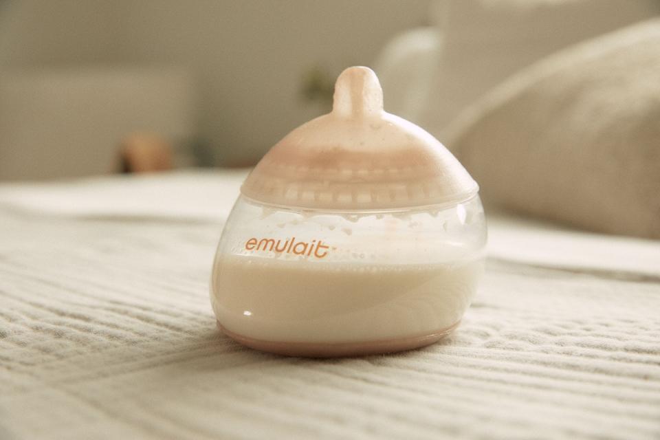 Emulait is a California startup that is making baby bottles with tops similar to the breast of a mother.