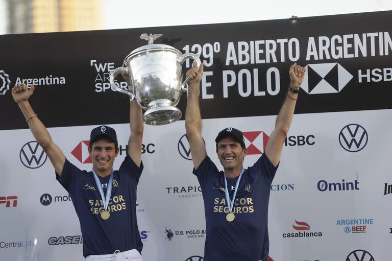 Histórico: los Cambiaso, Poroto y Adolfo, campeones del Abierto de Palermo