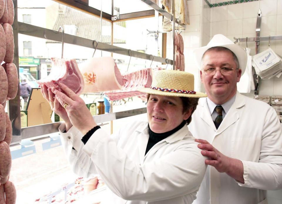 Eastern Daily Press: Christine and David Williams pictured in GW Frank at Wisbech in 2003