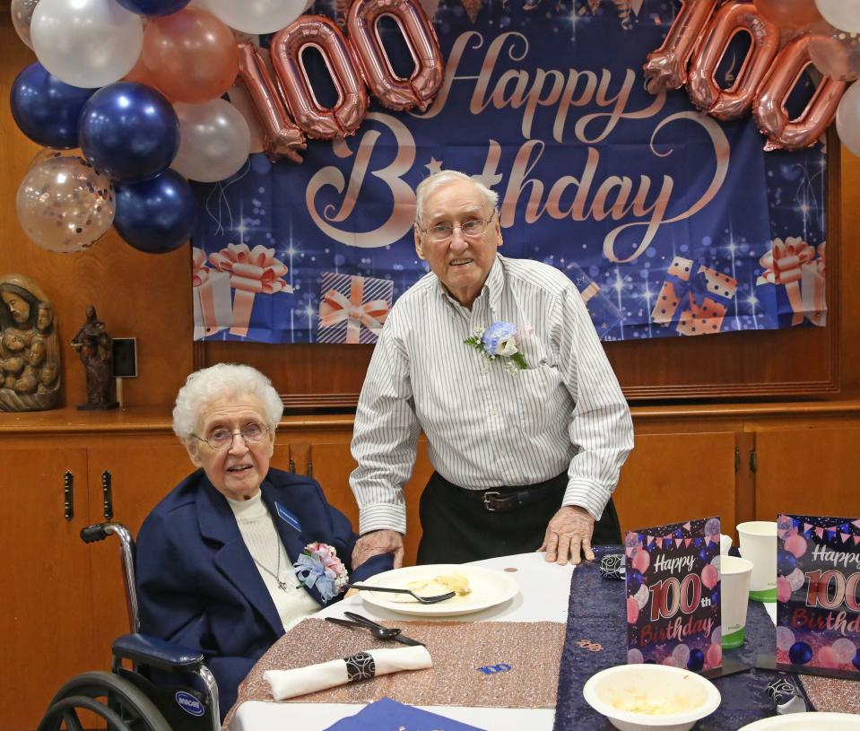 Sister Madelyn Marie Gordon celebrated her 100th birthday on Sunday October 22, along with hier twin brother Donald, from Piqua.