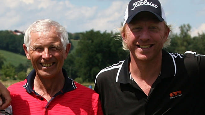 Langjährige Geschäftspartner: Hans-Dieter Cleven (l.) und Boris Becker