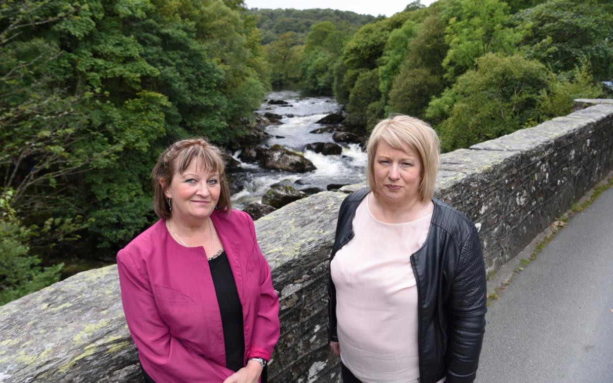 Debbie Turnbull (left) and Maxine Johnson (right) whose teenage sons died 11 years ago - COPYRIGHT JAY WILLIAMS