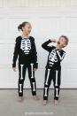 <p>Your kids will have a rattling good time running around in this clever costume. Cut the bones from vinyl with a simple skeleton silhouette. <br></p><p><strong>Get the tutorial at <a href="https://www.gingersnapcrafts.com/2016/10/skeleton-costume-tutorial.html?crlt.pid=camp.nAQfuCp77cUw" rel="nofollow noopener" target="_blank" data-ylk="slk:Ginger Snap Crafts" class="link ">Ginger Snap Crafts</a>. </strong></p><p><a class="link " href="https://go.redirectingat.com?id=74968X1596630&url=https%3A%2F%2Fwww.etsy.com%2Flisting%2F557621305%2Fskeleton-svg-halloween-svg-eps-dxf&sref=https%3A%2F%2Fwww.countryliving.com%2Fdiy-crafts%2Fg28833682%2Fall-black-halloween-costume-ideas%2F" rel="nofollow noopener" target="_blank" data-ylk="slk:SHOP SKELETON SILHOUETTE DOWNLOAD">SHOP SKELETON SILHOUETTE DOWNLOAD</a></p>