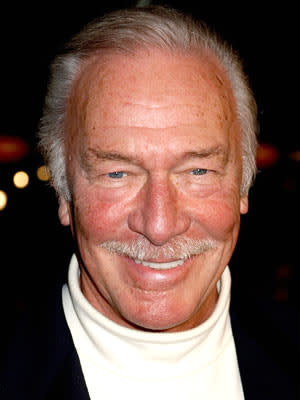 Christopher Plummer at the Hollywood premiere of Warner Bros. Alexander