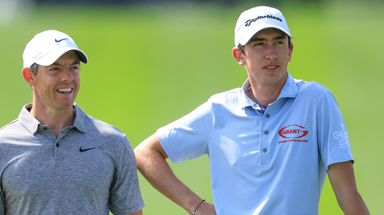  Rory McIlroy and Tom McKibbin 