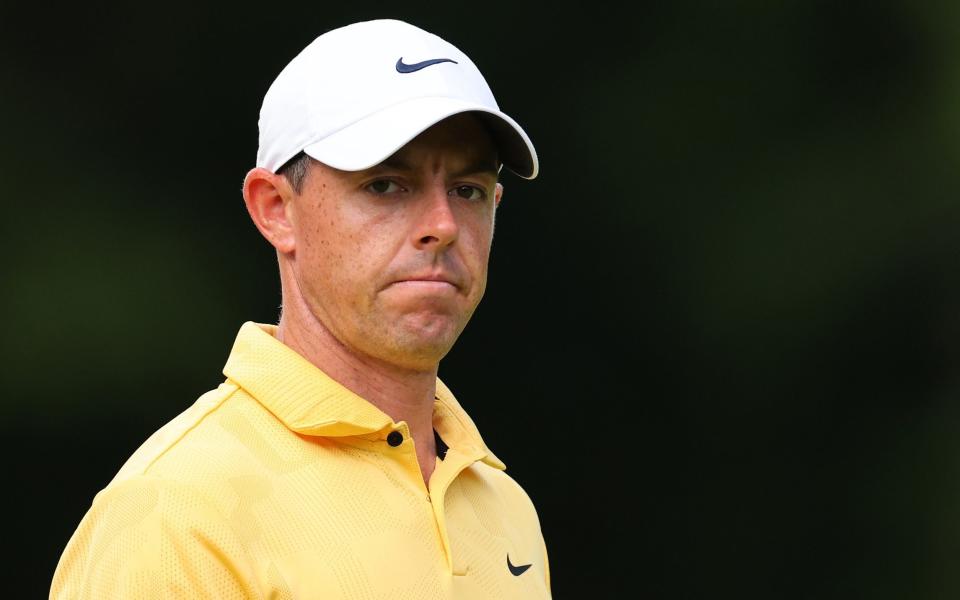 Rory McIlroy en el Travelers Championship en junio de 2023