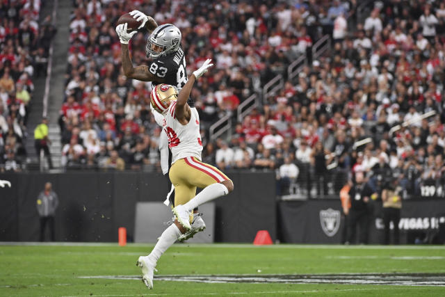 Raiders' playoff hopes dashed after falling 37-34 against 49ers