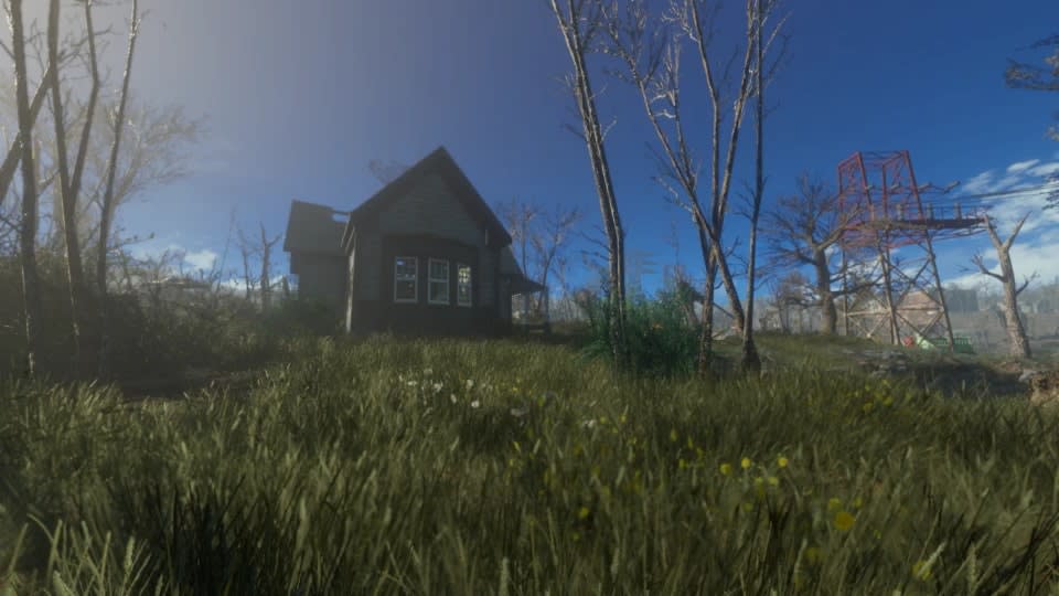 Screenshot of grasslands overhaul mod.