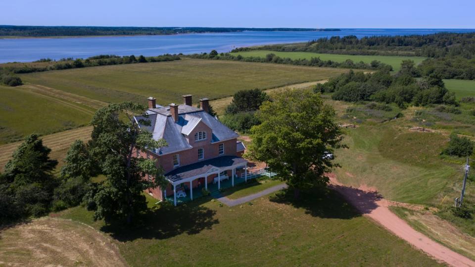 The archeologists estimate that Captain John's house was roughly the same size as the existing house. 