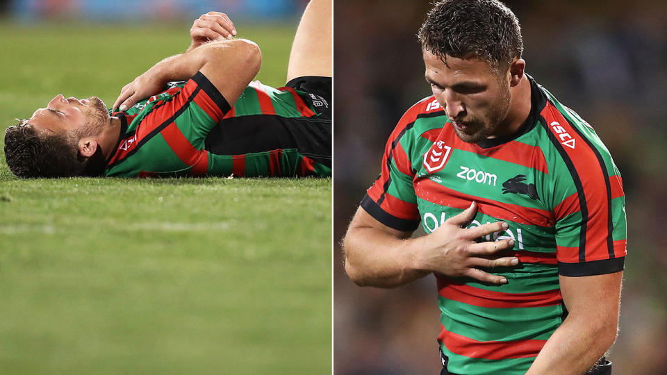 Sam Burgess is out of Great Britain's end of season tour with injury. 