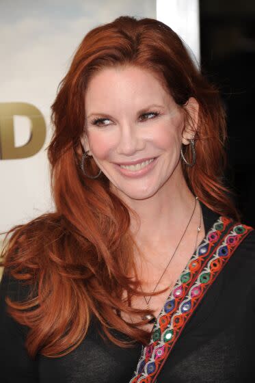 Actress Melissa Gilbert arrives at the "Born To Be Wild 3D"