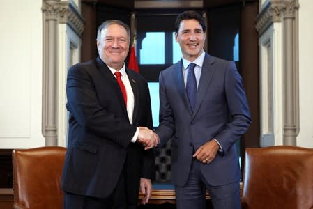 Canada's PM Trudeau meets with U.S. Secretary of State Pompeo in Ottawa