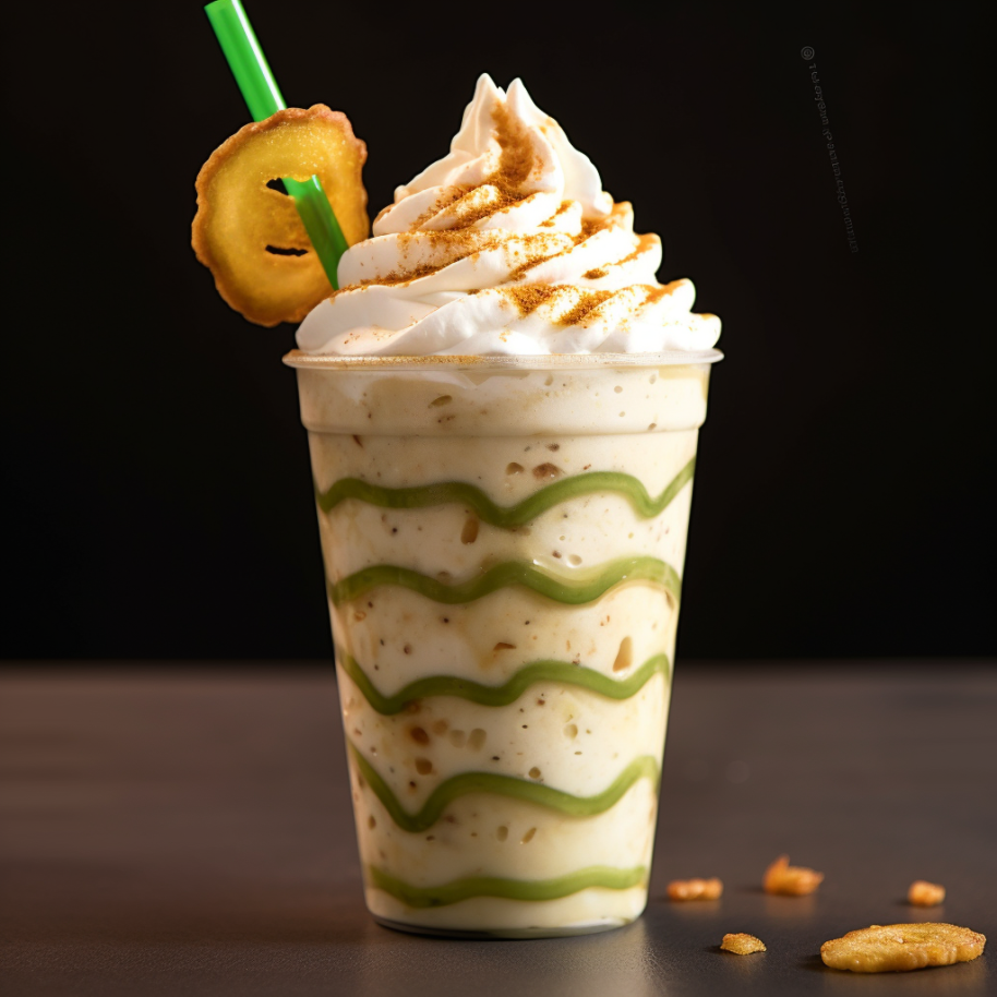 fried pickle vanilla frappuccino