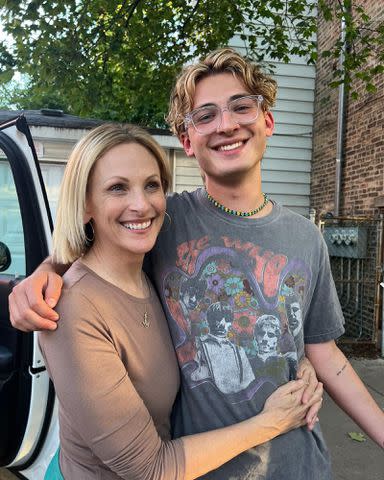 <p>Marlee Matlin/Instagram</p> Marlee Matlin and her son Tyler Daniel Grandalski.