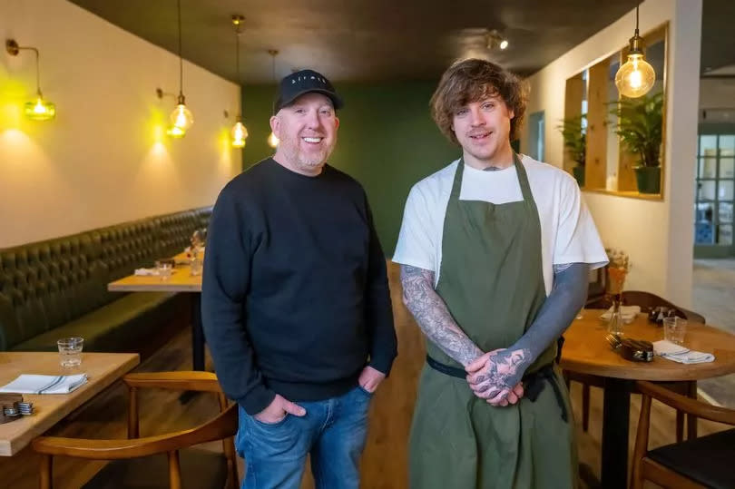 Hiraeth chefs & co-owners Lewis Dwyer and Andy Aston -Credit:Matthew Horwood