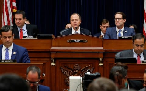 Adam Schiff, the chairman of the House Intelligence Committee - Credit: AP Photo/Pablo Martinez Monsivais