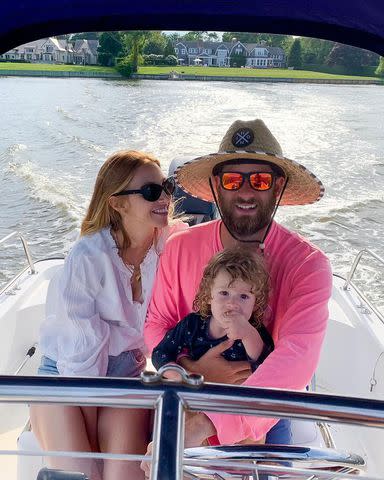 <p>Whitney Port/Instagram</p> Whitney Port, husband Tim Rosenman and their son Sonny