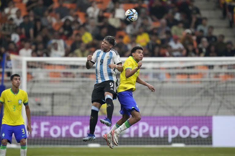 Agustín Ruberto no tuvo chances claras para marcar, pero sigue siendo uno de los goleadores
