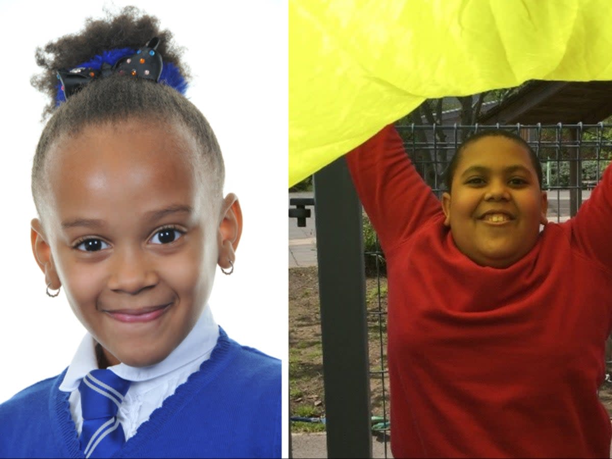 Ethan John, 11, (pictured right) and Elizabeth John, seven (pictured left)  (Staffordshire Police)