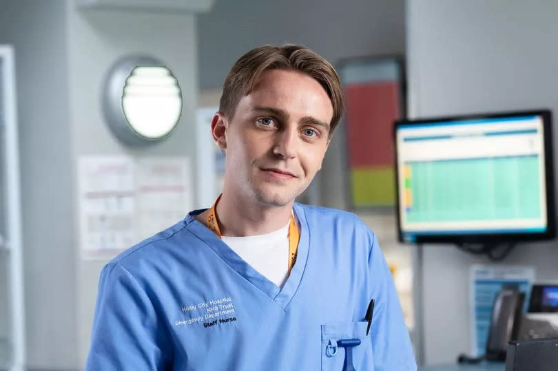 Barney is also recognisable for his latest role as Cameron Mickelthwaite in the BBC drama Casualty