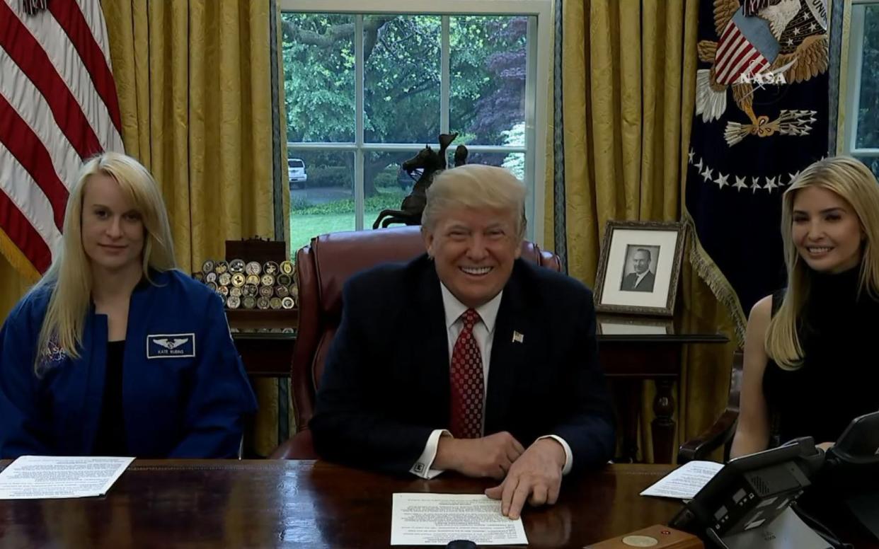 Donald Trump spoke to astronauts on board the International Space Station - Nasa