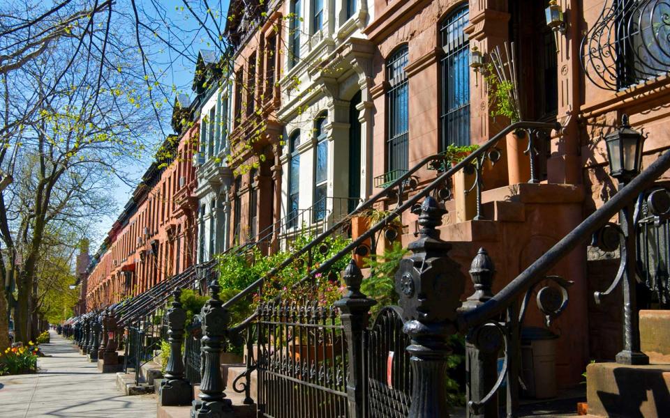 <p>Travel back to the 1800s on a walking tour of the Park Slope Historic District, a 33-block stretch filled with brownstones, churches, and schools. Check out the Montauk Club (1891), St. John’s Episcopal Church (1885), and the nearby Memorial Presbyterian Church (1883). Visit Central Park designers Frederick Law Olmsted and Calvert Vaux’s other project—Prospect Park—and then continue your tour in Brooklyn Heights where Truman Capote and Carson McCullers lived. Download a map from <a rel="nofollow noopener" href="http://www.brownstoner.com/neighborhood/park-slope/a-walking-tour-of-the-park-slope-historic-district/" target="_blank" data-ylk="slk:Brownstoner;elm:context_link;itc:0;sec:content-canvas" class="link ">Brownstoner</a> and take yourself on a tour, or sign up with <a rel="nofollow noopener" href="http://www.bigonion.com/tours/" target="_blank" data-ylk="slk:Big Onion;elm:context_link;itc:0;sec:content-canvas" class="link ">Big Onion</a> for a guided tour of brownstone Brooklyn.</p>