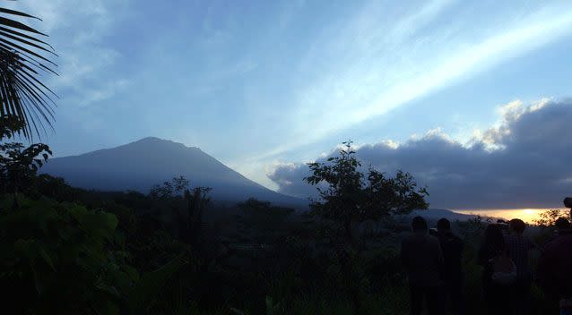 Some locals refusing to leave as the Bali volcano threatens to erupt have said the mountain is 
