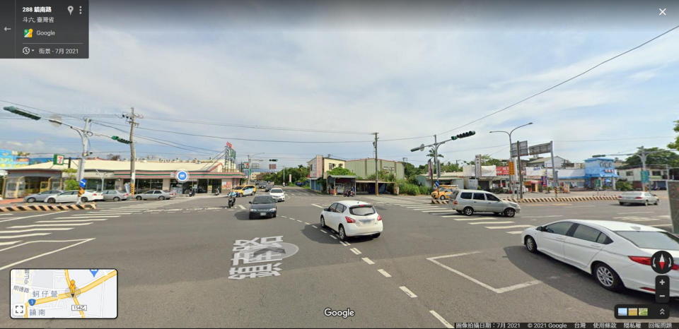 圖／斗六市的鎮南路、台3，為雲林縣交通事故最高路段。（圖片來源：Google街景地圖）