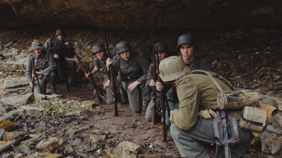 A still from the World War II film, "REVEILLE," shot in Sparta, Missouri. "REVILLE" will be available on Amazon Prime Video, Vudu, Charter/Spectrum and other on-demand streaming services starting Aug. 4, 2023.
