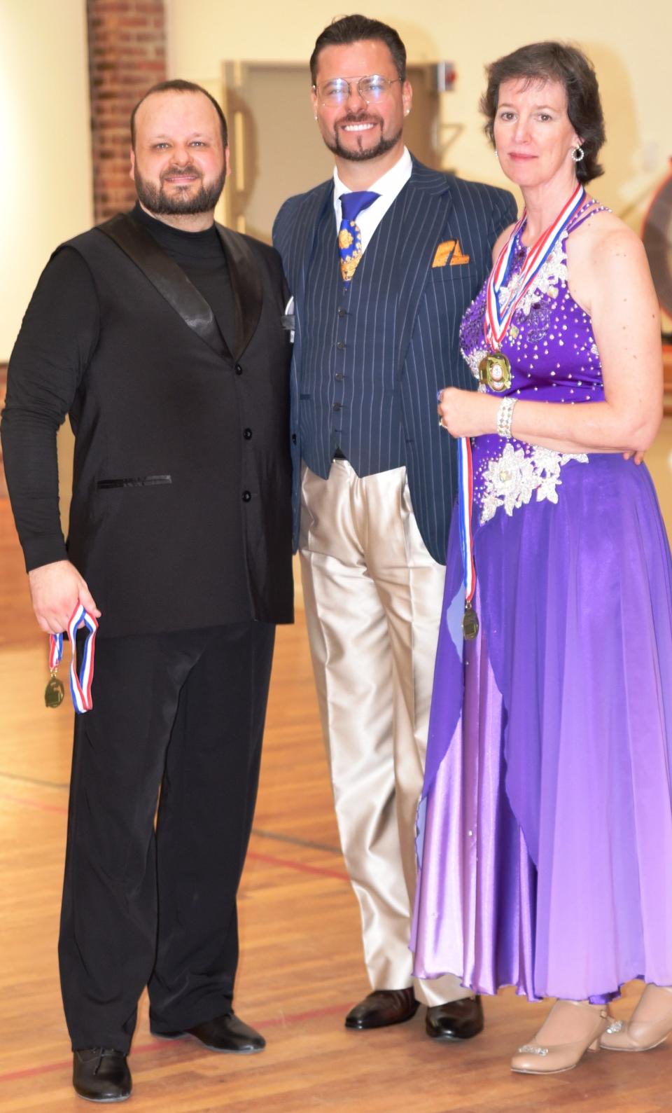 Ann Funk with dancers at a previous event. Tallahassee's USA Dance Chapter 6010 will host dancers of all ages nationwide for their 4th Annual Florida Sunshine Dance Challenge on June 7, 2024.