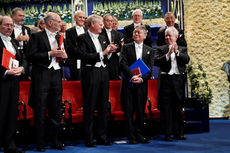 FILE PHOTO: The Nobel Award Ceremony at the Concert House in Stockholm