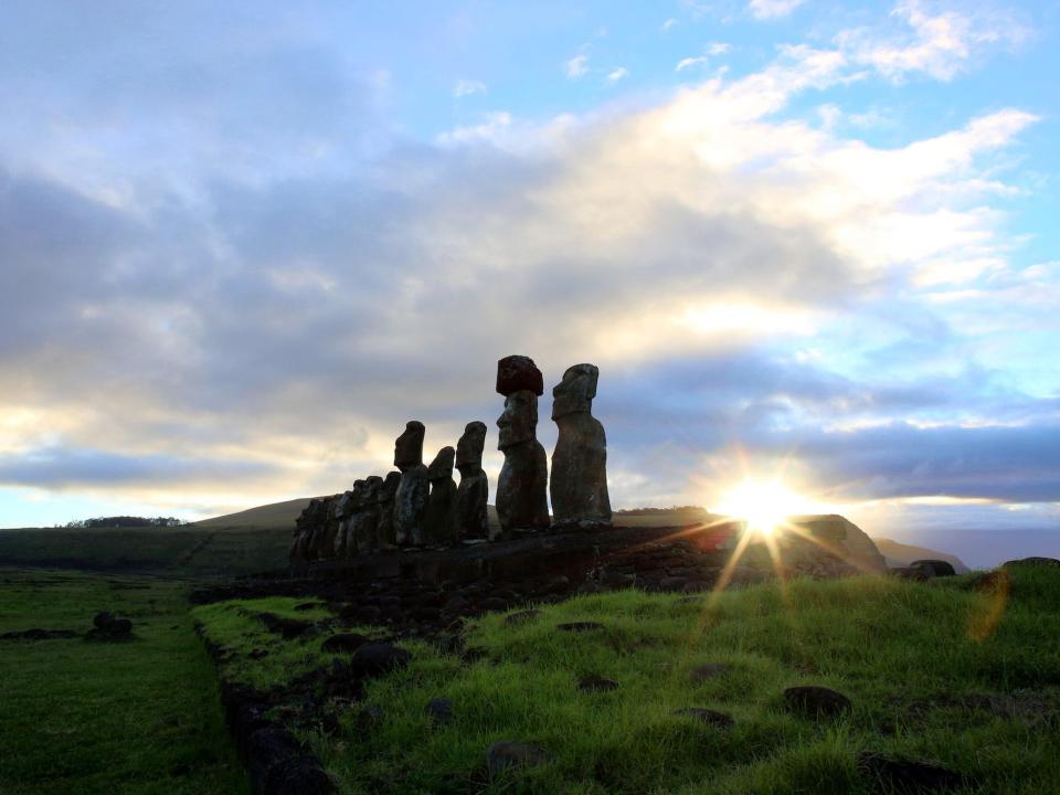 easter island moai