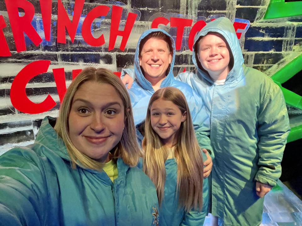 My family at the How the Grinch Stole Christmas display this year at Gaylord Palms. (Photo: Terri Peters)